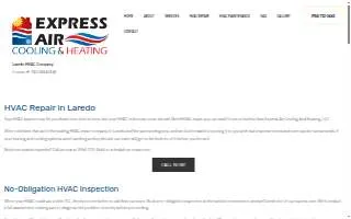 Express Air Cooling And Heating, LLC website