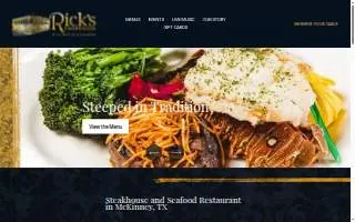 Rick's Chophouse website