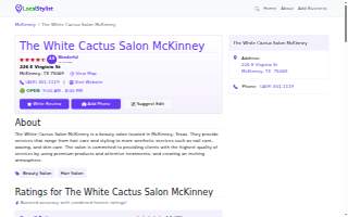 The White Cactus Salon McKinney