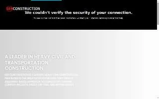 Ser Construction Inc website