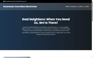 Downtown Carrollton Electrician