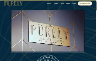Purely Provisions website