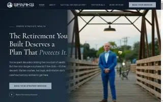 Sparks Strategic Wealth website