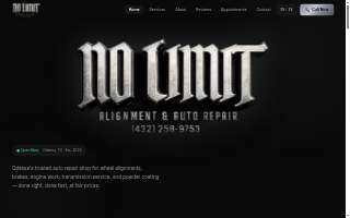 No Limit Alignment & Auto Repair website