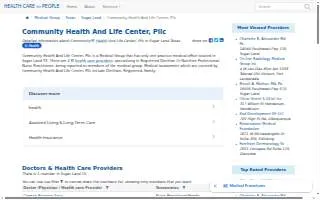 Community Health and Life Center website