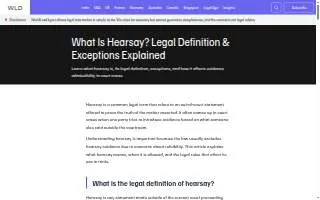 Hearsay Beaumont website