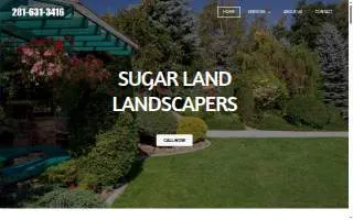 Sugar Land Landscapers website