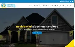 KD Electrical Solutions website