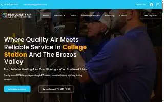 R and R Quality Air website