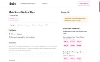 Main Street Medical Care