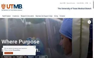 UTMB Health Urgent Care, Galveston website