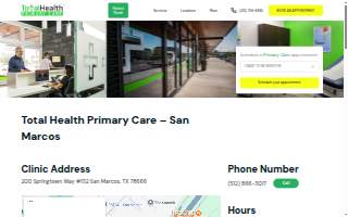 Total Care Health Center - San Marcos Clinic