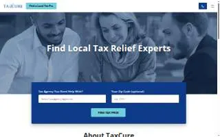 TAX CURE LLC website