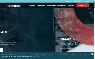 Kenco Logistic Services website