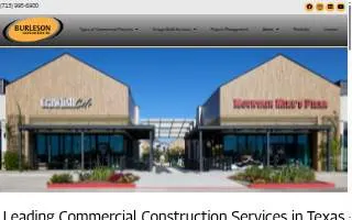 Burleson Construction Inc website