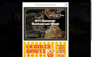 Luigis of San Angelo website