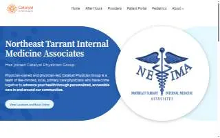 Northeast Tarrant Internal Medicine Associates, North Euless website