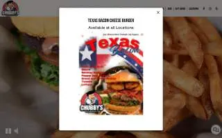 Chubbys Cafe of Pleasant Grove website