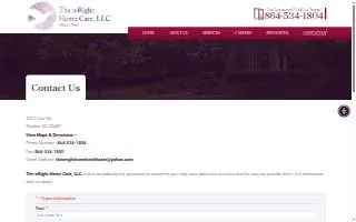 The wRight Home Care website