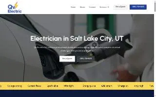 QV Electric LLC of West Jordan website
