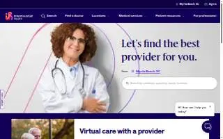 Intermountain Healthcare of Logan website