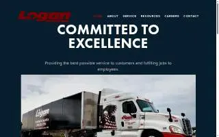 W L Logan Trucking Co website