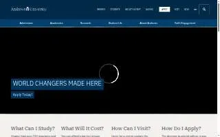 Andrews wellness center of Colonial Heights website