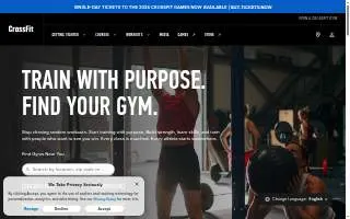 CrossFit First Down website
