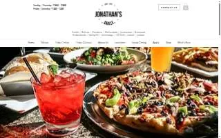 Jonathan's Grille of Hendersonville website