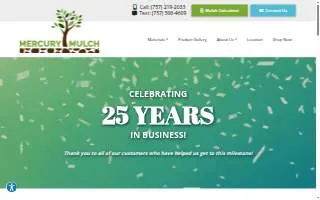 Mercury Mulch website