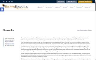 Brown Edwards website