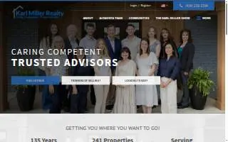 Karl Miller Realty, LLC website