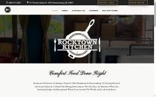Rocktown Kitchen website