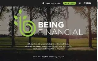 Being Financial website