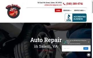 Pillis Brothers Auto website