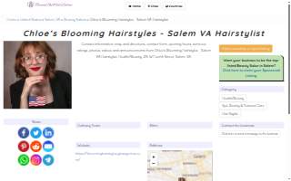 Chloe’s Blooming Hairstyles - Hairstylist Salem