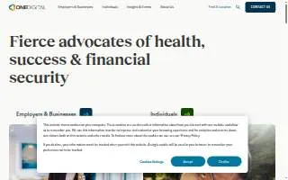 OneDigital website