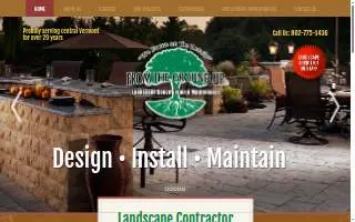 From the Ground Up Landscaping of Rutland website