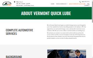 Vermont Quick Lube and Car Wash