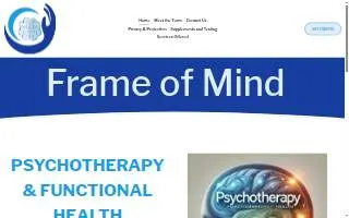 Frame of Mind website