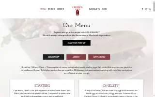 Crimson Door Cafe website