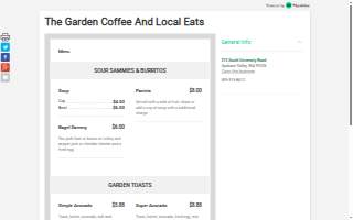 The Garden Coffee & Local Eats