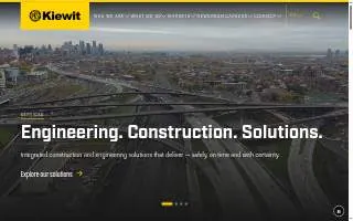 Kiewit Infrastructure West Co. website