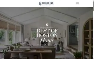 Highline Construction website