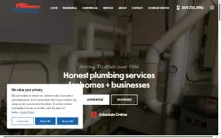 Riggle Plumbing, Inc. website