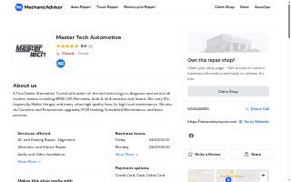 Master Tech Automotive