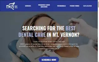 Dove Dental website