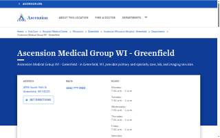 Ascension Medical Group WI - Greenfield