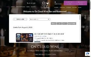 On Cloud Wine of Franklin website