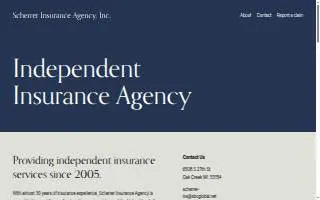 Scherrer Insurance website